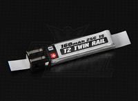 N160.1S.25T2 Turnigy nano-tech 160mah 1S 25C Lipo Pack (Nine Eagles style - T2 Twin Rail for older m